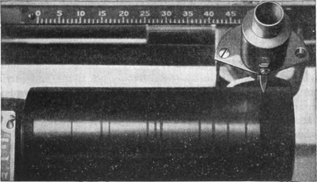 File:Wax cylinder in Dictaphone.jpg