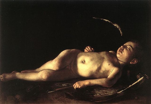 File:Caravaggio sleeping cupid.jpg