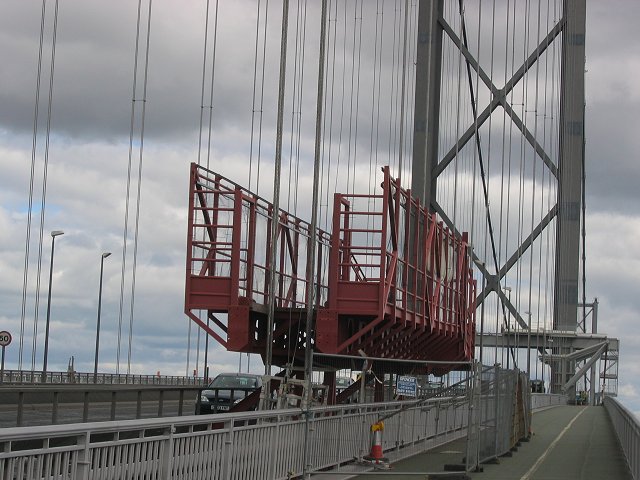 File:Forth Road Bridge cable inspection.jpg