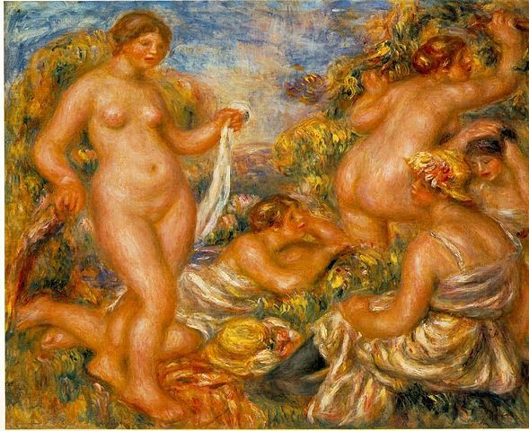 File:Pierre Auguste Renoir Les baigneuses.jpg