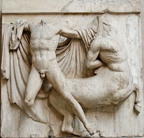 File:South metope 27 Parthenon BM.jpg