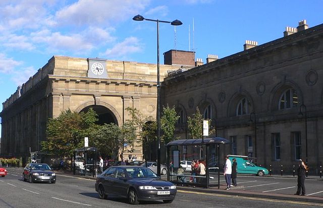 File:Newcastle Station Exterior.jpg