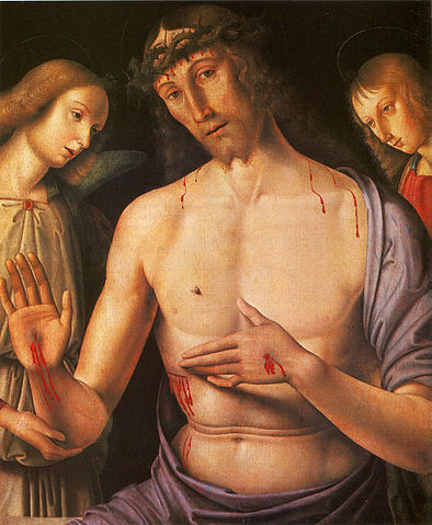 File:Giovanni Santi - Christ supported by two angels.jpg