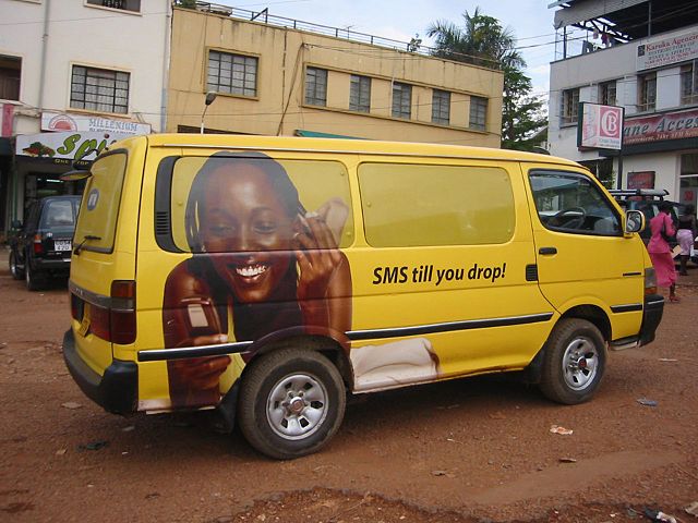 File:Uganda - ad on van in Kampala.jpg