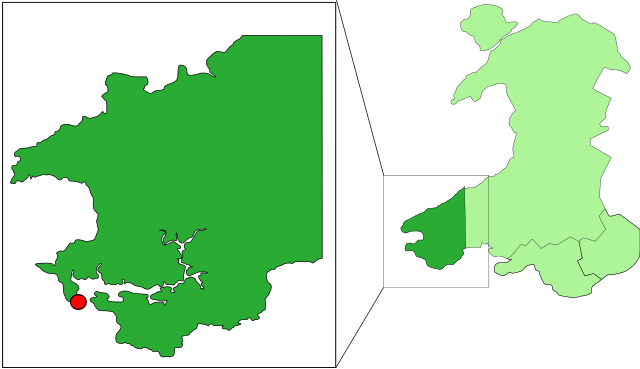 File:Sea empress location map.svg