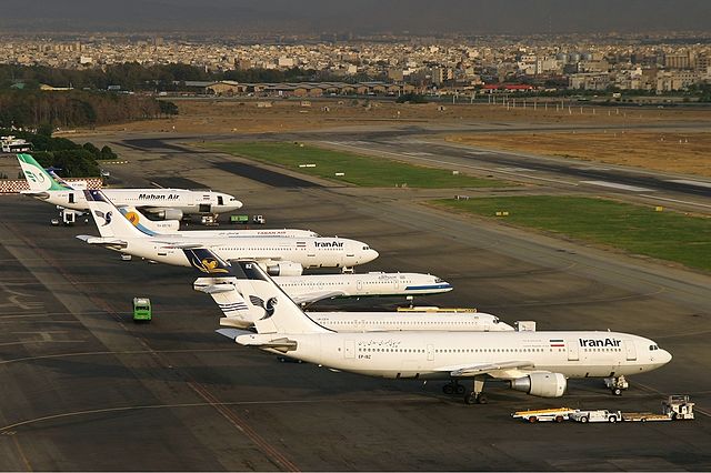 File:Mehrabad Airport aircraft lineup Sharifi.jpg