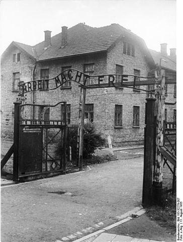 File:Bundesarchiv Bild 183-32279-007, KZ Auschwitz, Eingang.jpg
