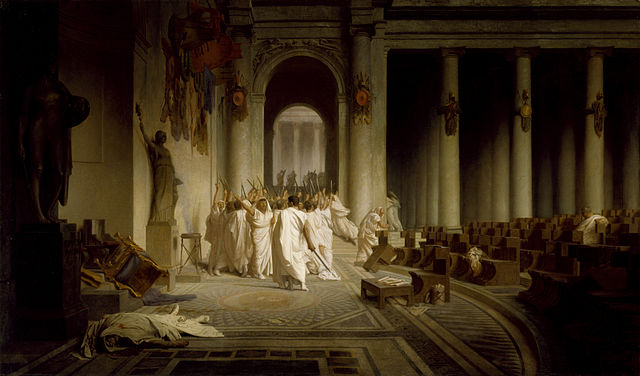 File:Jean-Léon Gérôme - The Death of Caesar - Walters 37884.jpg