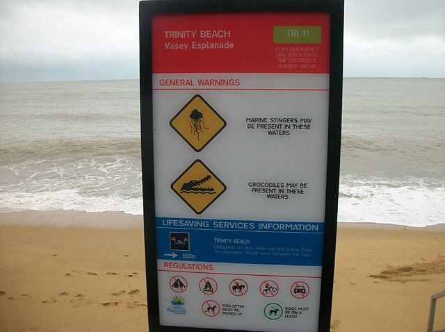 File:Marine Stingers Sign Cairns.JPG
