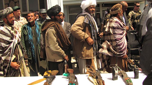 File:Former Taliban fighters return arms.jpg