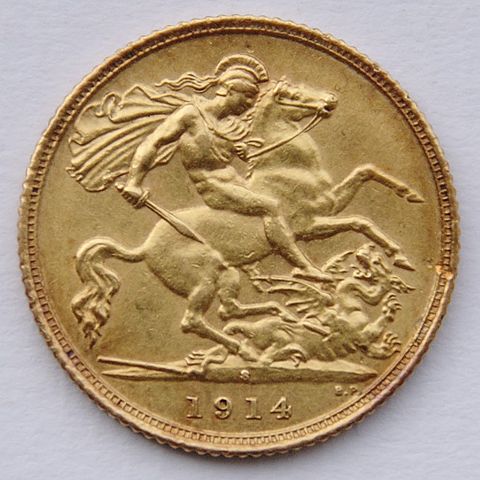 File:1914 Sydney Half Sovereign - St. George.jpg