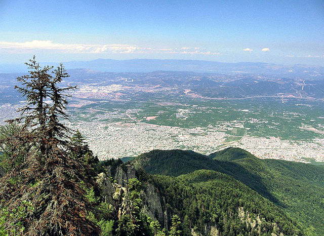 File:View of Bursa from the hills of Mount Uludag.jpg