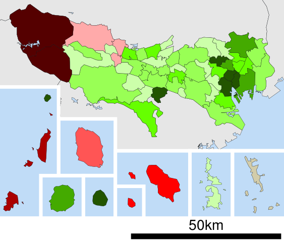 File:Growth rate map of municipalities of Tokyo Metropolis, Japan.svg