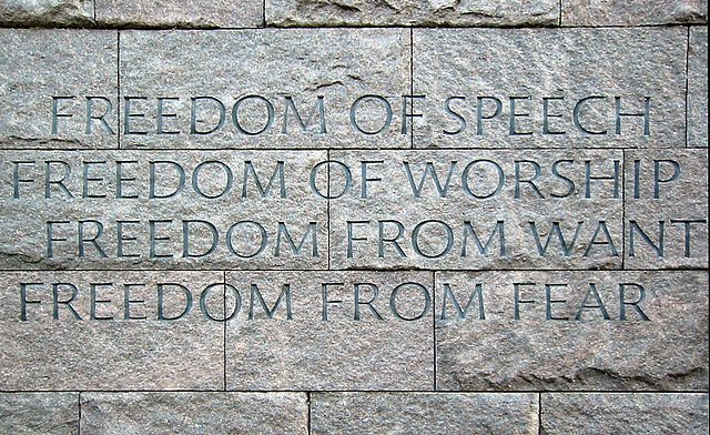 File:FDR Memorial wall.jpg