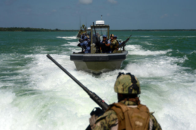 File:Belize Coast Guard and U.S. Navy Working Together.jpg