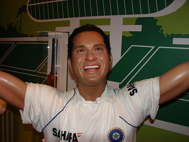 File:Sachin Ramesh Tendulkar Wax Statue in Madame Tussauds London.jpg