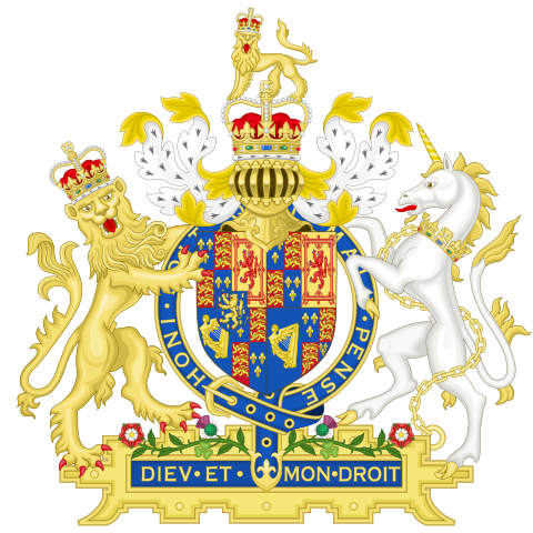 File:Coat of Arms of England (1689-1694).svg