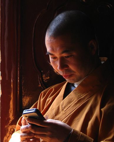 File:Jade Buddha Temple Monk.JPG