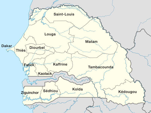 File:Regions of Senegal.svg