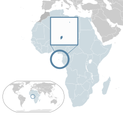 Location of &nbsp;S&atilde;o Tom&eacute; and Pr&iacute;ncipe&nbsp;&nbsp;(dark blue)&ndash;&nbsp;in Africa&nbsp;&nbsp;(light blue &&nbsp;dark grey)&ndash;&nbsp;in the African Union&nbsp;&nbsp;(light blue)